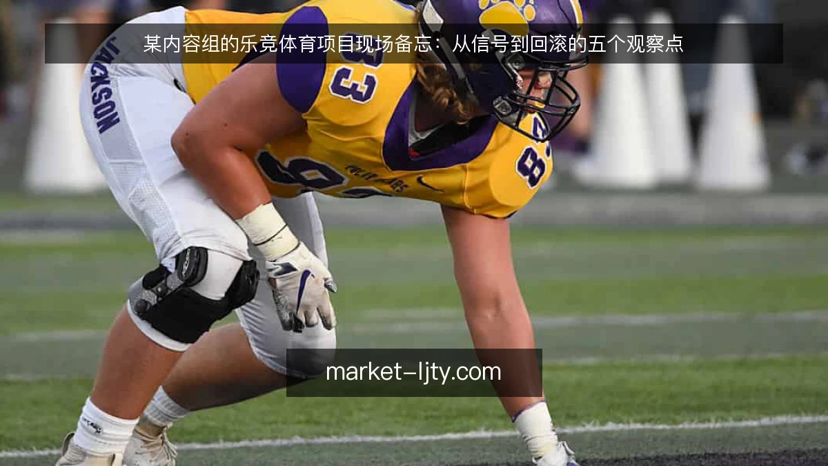 某内容组的乐竞体育项目现场备忘：从信号到回滚的五个观察点